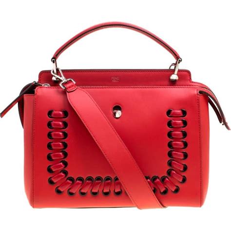 fendi red suede handbag|authentic Fendi handbags.